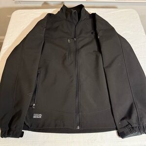 DDX Dri-Duck Men’s Large Black Softshell Jacket Full Zip Workwear Outdoor